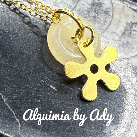 Alquimia Jewelry - DAINTY GOLD CITRINE NECKLACE